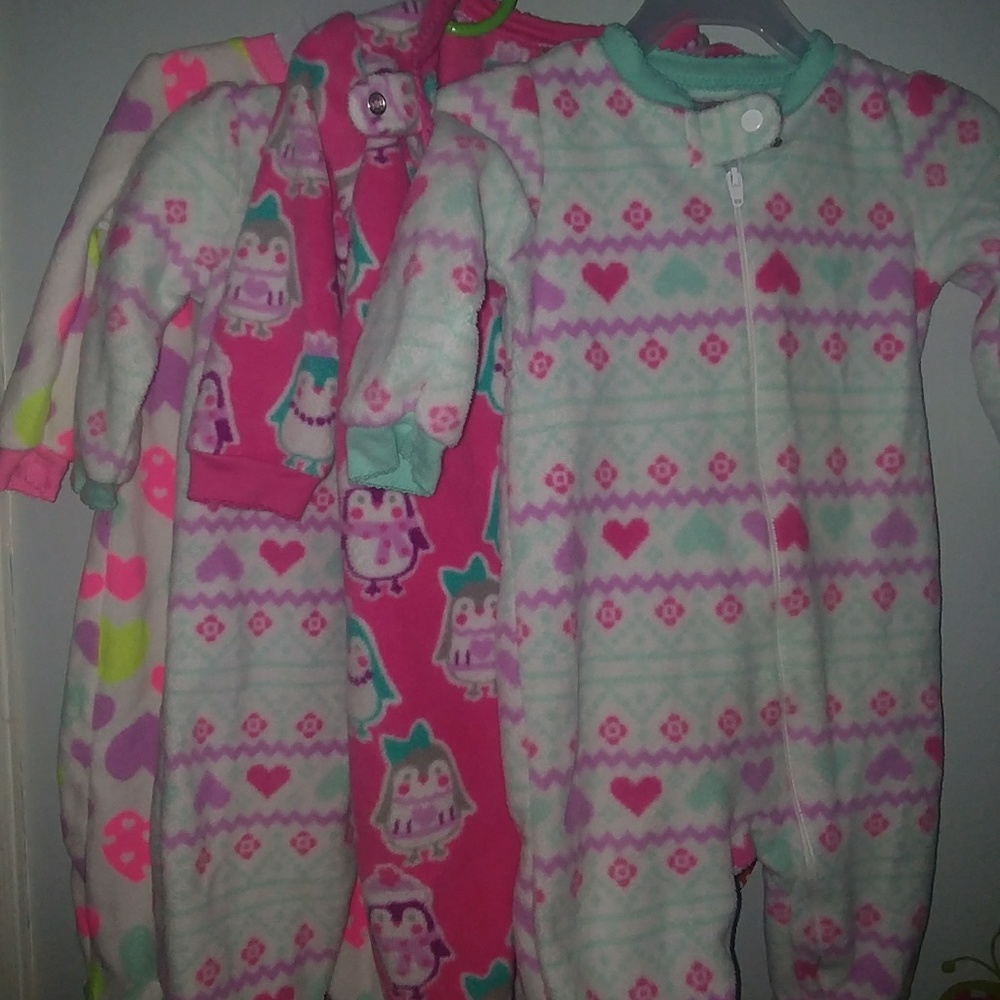 6-9 months footed onesies